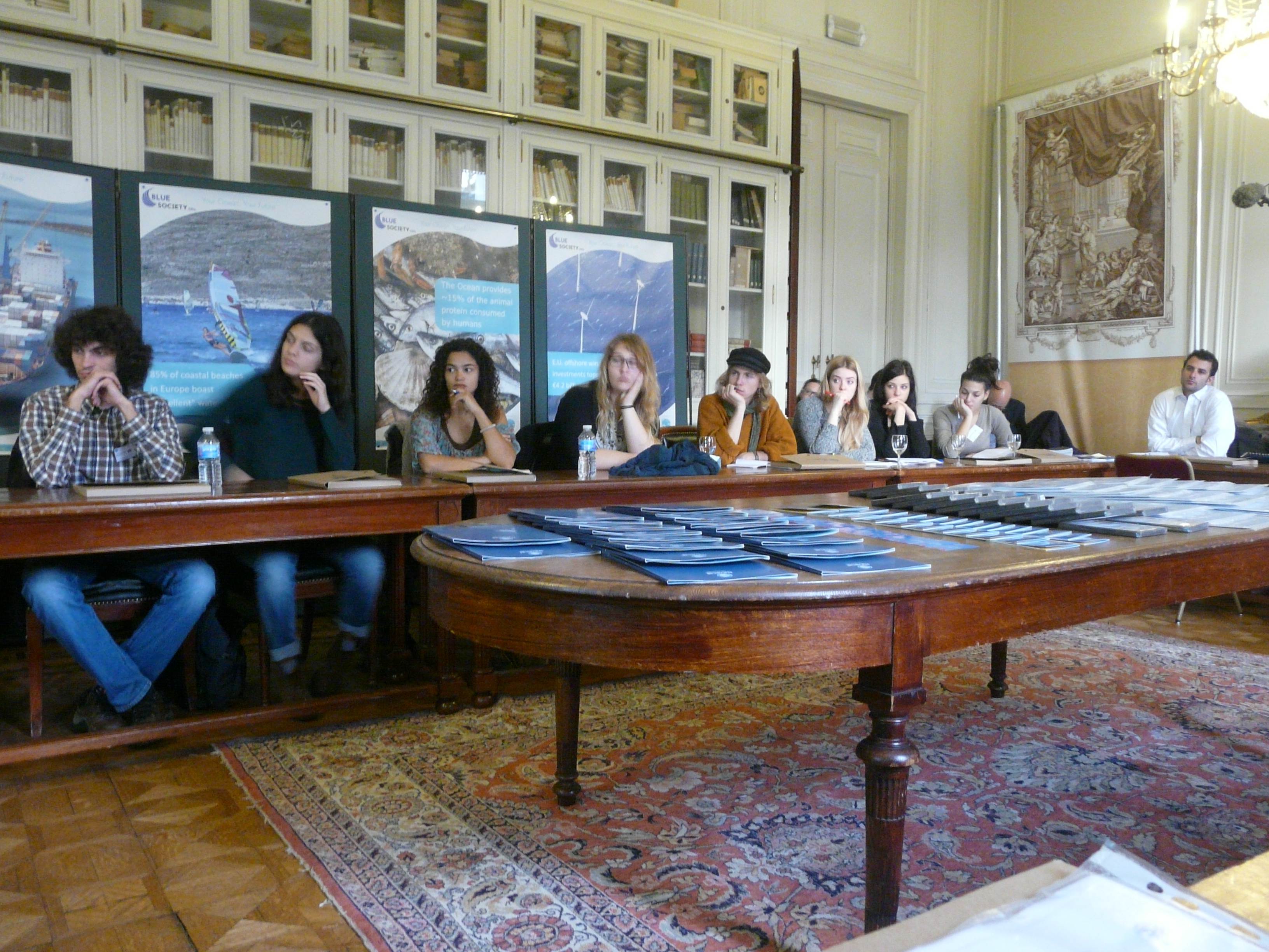 Le Parlement des Jeunes Européens de la Blue Society , Bruxelles, novembre 2015