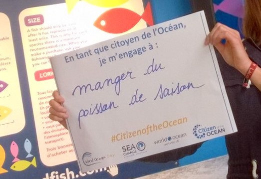 Le 8 juin,  prenez-vous en photo avec votre geste pour l'Océan !