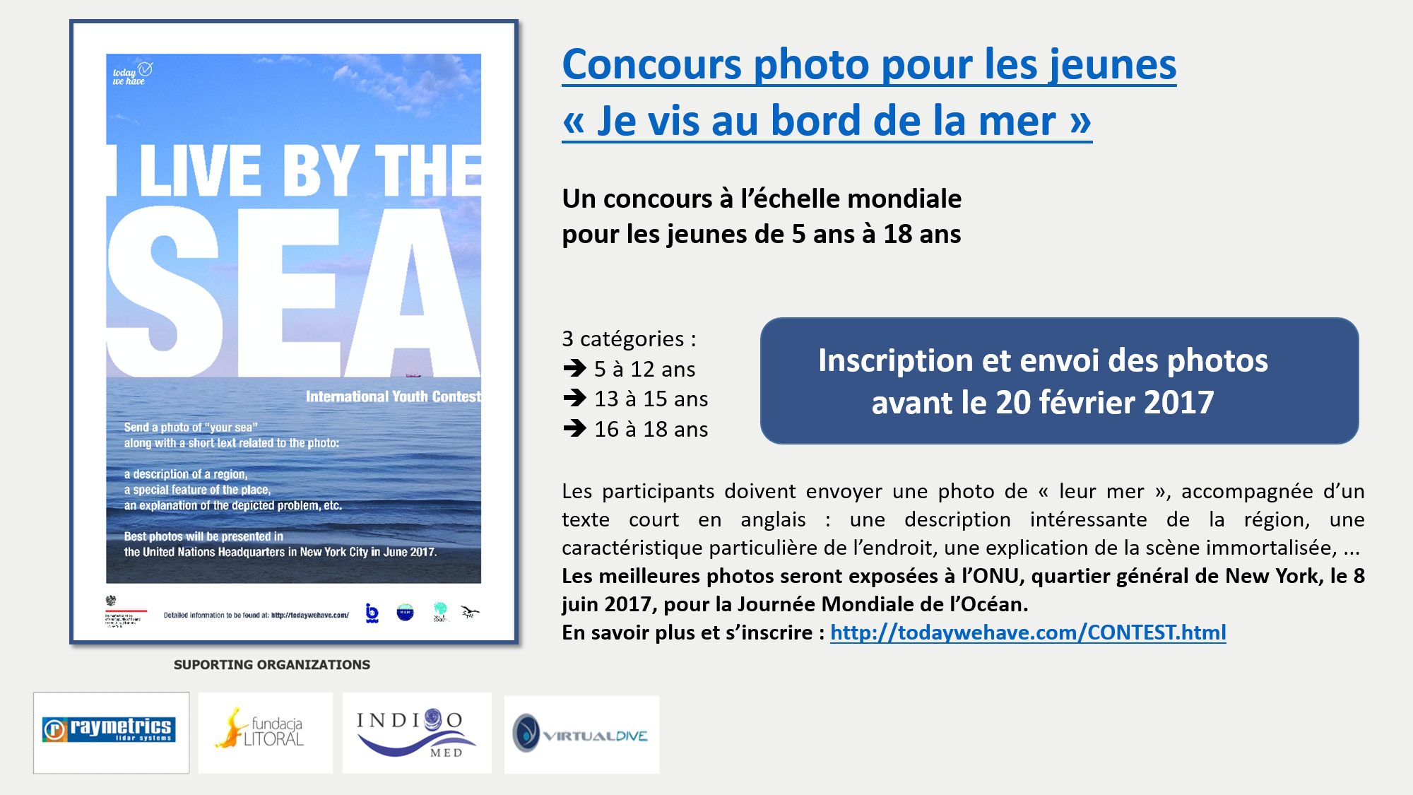 Concours photo pour les jeunes jusqu'au 20 février 2017